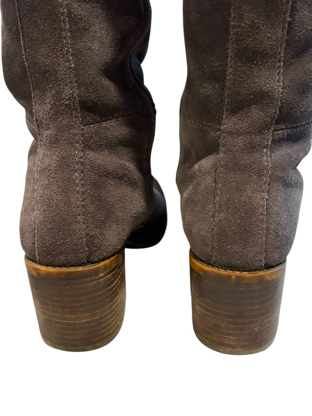 Lucky Brand - Women's Rayla suede over the knee boots. dark brown. Size 7.5